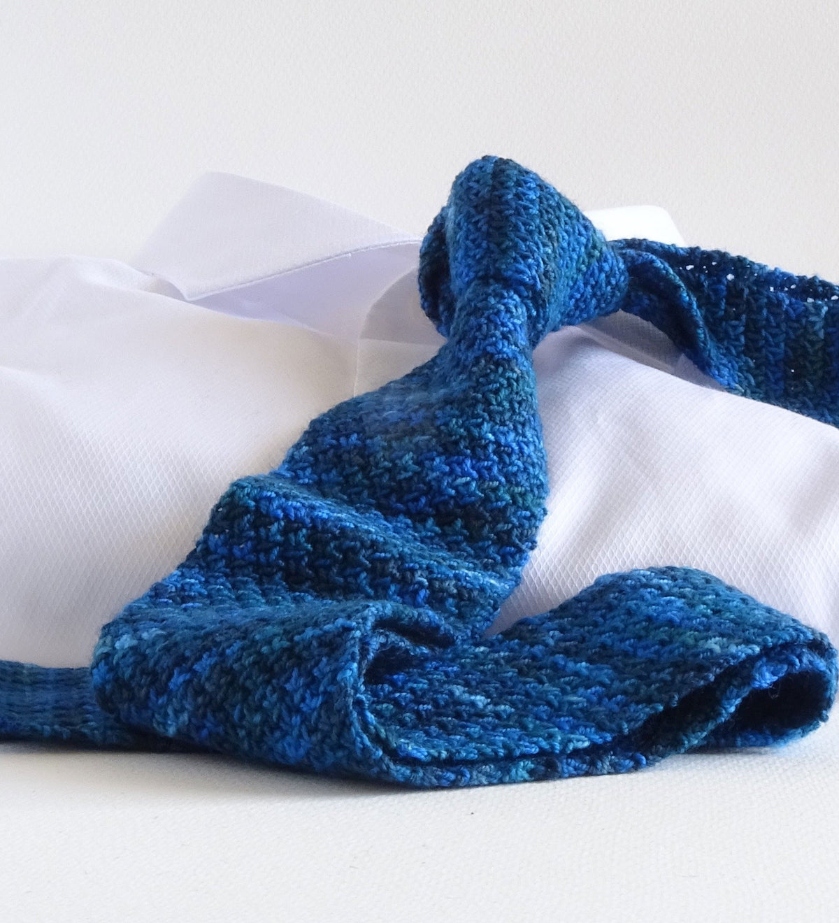 Blue Knitted Ties