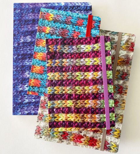 Penelope Cream 'Knitted' Notebooks