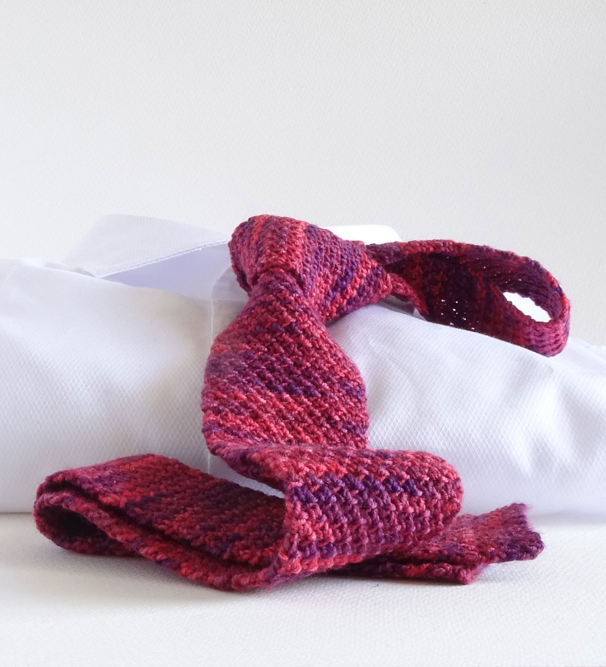Red Knitted Ties