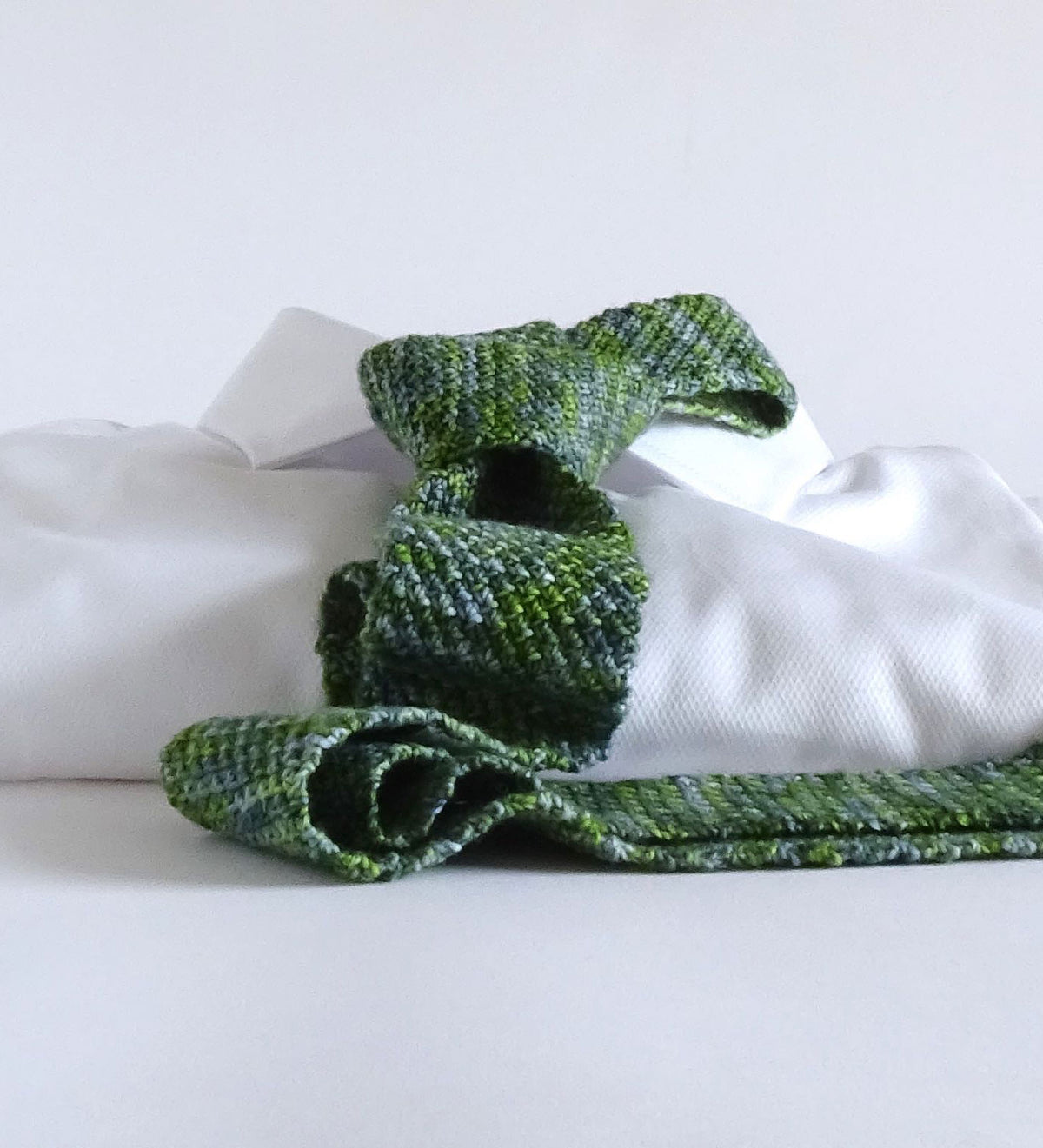 Green Knitted Ties